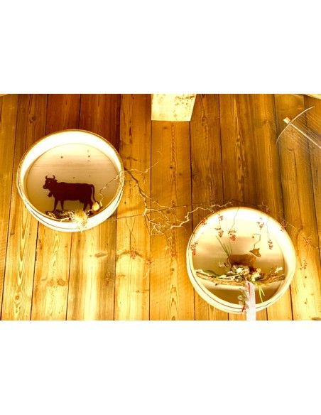 Allgäu Deko Rost Kalb Mini15 x 20 cm Höhe: 15 cm
Breite: 20 cm
mit Schleife
Unser Rostdeko Mini Kälbchen ist eine aussgefalle