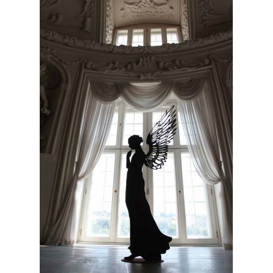 Rost Engelfiguren groß ab 100 cm für den Garten  XL Engelfigur Santine betender Engel - Höhe 170 cm 
Dieser große Engel aus Met