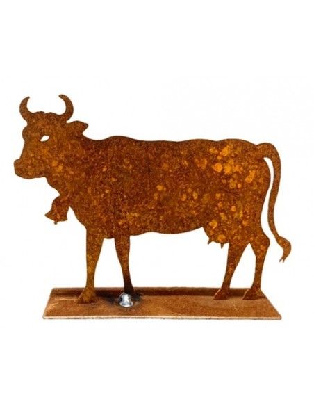 Allgäu Deko Deko Kuh Mini 12 cm lang niedliche Deko kuh aus Metall für deine Tischdeko im Alpenstil.
Allgäu Deko mit Kühen ist 