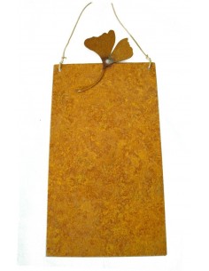 kleine Schilder Blanko Blanko Roschild klein 15 x 25 cm Motiv Ginkgo hübsches Rostschild zum selber beschriften
Stifte finden Si