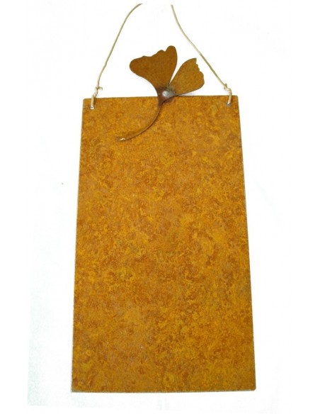 kleine Schilder Blanko Blanko Roschild klein 15 x 25 cm Motiv Ginkgo hübsches Rostschild zum selber beschriften
Stifte finden Si