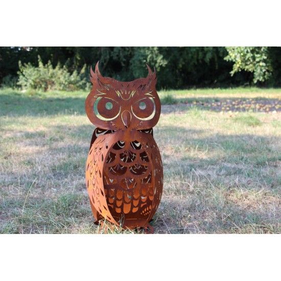 Deko Eulen filigrane Deko Eule 62 hoch - beleuchtbar 
H&ouml;he 62cm
Breite 35cm
Tiefe 20cm
