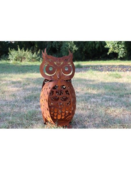 Deko Eulen filigrane Deko Eule 62 hoch - beleuchtbar 
H&ouml;he 62cm
Breite 35cm
Tiefe 20cm
