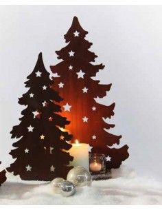 Kerzenhalter Weihnachtsbaum Metall als Kerzentablett  Höhe 50 cm 
Höhe 50 cm
Breite 33 cm
auf eckiger Platte