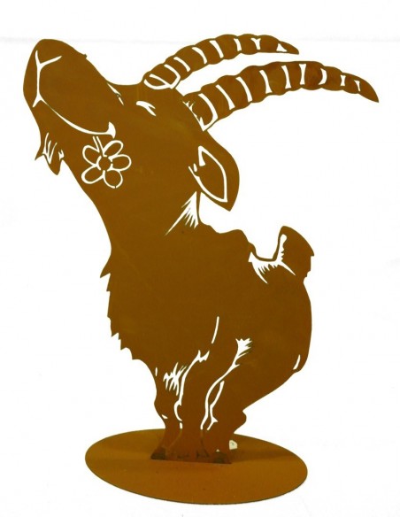 Steinbock + Murmeltier Deko  Lustiger Deko Steinbock Ferdinand, Höhe 38 cm Diese lustige Gartenfigur hat seinen Namen zurecht: F Steinbock + Murmeltier Deko  Lustiger Deko Steinbock Ferdinand, Höhe 38 cm Diese lustige Gartenfigur hat seinen Namen zurecht: F