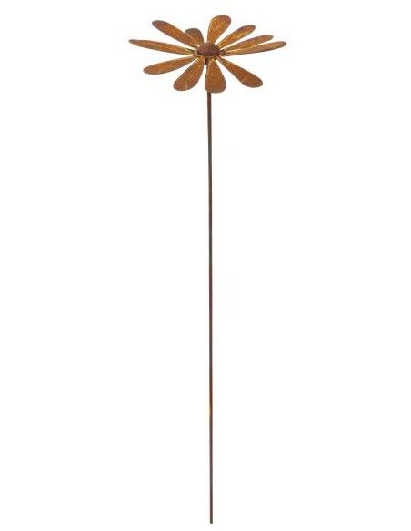 Blumenstecker Deko Margerite Mini Ø 12 cm , Höhe 60 cm - Blumen aus Metall Die Margerite aus Metall ist die richtige Deko für ei
