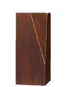 Start Podest Dreieck mit goldener Naht - Höhe 80 cm - Rostsäule 
Höhe 80 cm
Breite 35 cm
