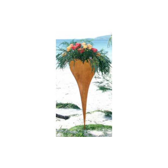 Start Deko Herz zum Bepflanzen als Gartenstecker -  Höhe 80 cm 
Höhe Herz 80 cm
angeschweißter Stab ca. 30 - 35 cm
Breite 30 