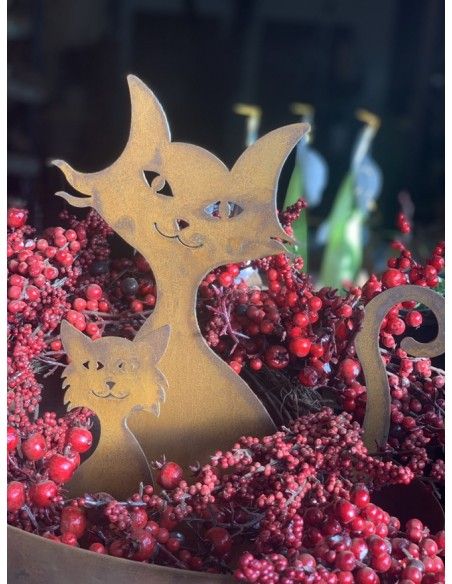 Deko Katzen und Mäuse Figur Katzenfamilie - 30 cm hoch - Katzenmutter mit Katzenkind 
wie eien ägyptische Katze schaut die Mama Deko Katzen und Mäuse Figur Katzenfamilie - 30 cm hoch - Katzenmutter mit Katzenkind 
wie eien ägyptische Katze schaut die Mama
