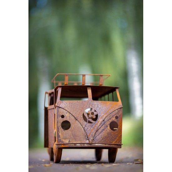 Gartendeko Rost VW Bulli 80 cm breit - Gartendeko Fahrzeug zum dekorieren und bepflanzen 
Nicht nur für Oldtimer Fans ist diese