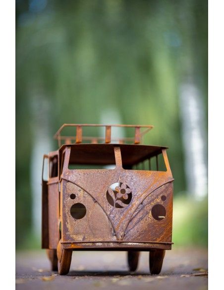 Gartendeko Rost VW Bulli 80 cm breit - Gartendeko Fahrzeug zum dekorieren und bepflanzen 
Nicht nur für Oldtimer Fans ist diese
