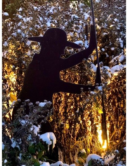 Gartenstecker Staudenhalter Gärtner Heinz - Höhe 100cm Höhe Gärtner: 100cm
Gesamthöhe mit Staudenhalter: 140cm
