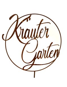 Kräuterstecker Kräutergarten im Ring mit Steckverbindung Ø 60 cm 
Edelrost "Kräutergarten im Ring mit Steckverbindung
Hüls
