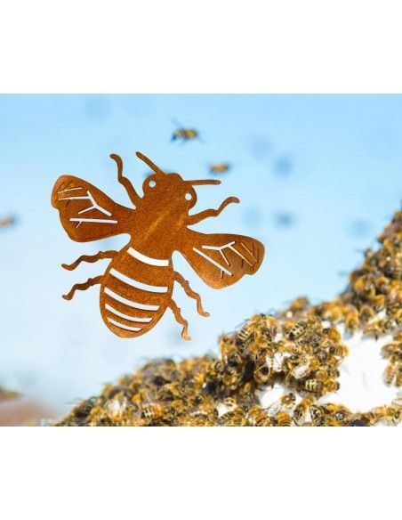 Start XL Deko Biene gebogen Metall - 20 cm breit 
Breite 20 cm
Länge 13 cm
Diese Biene im XL Format ist ideal zum aufhängen a