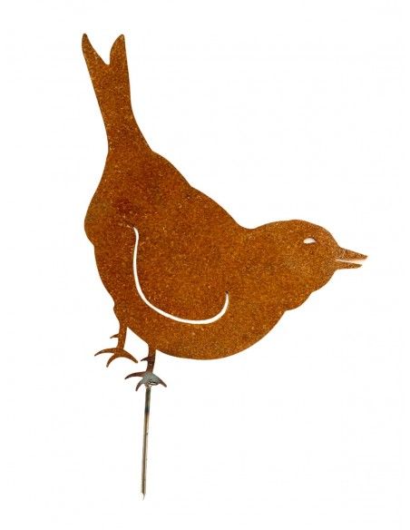 Süßer deko Spatz Robin zum Stecken - Breite 17 cm 
Höhe 13 cm
Breite 17 cm