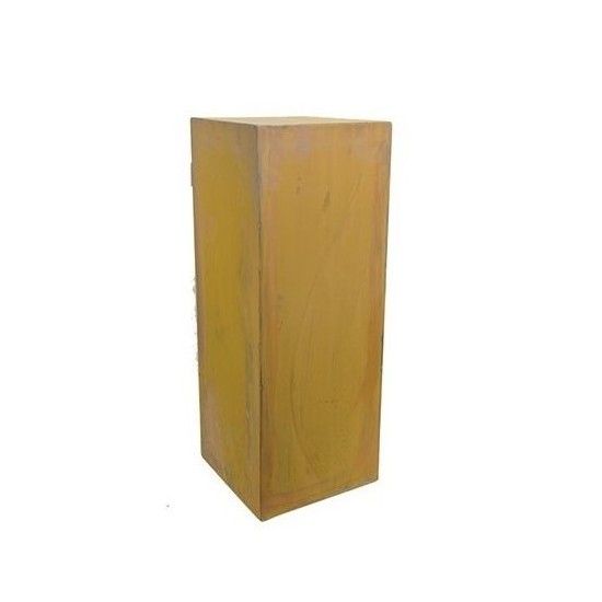 Start Rostsäule 80 cm rechteckig - 30 cm breit Schlichte Rostsäule mit einem Meter Höhe als Gartenpodest oder auch so als Modern