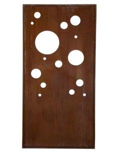 Sichtschutzwände und Paravents Sichtschutzwand mit Kreisausschnitten oben - Höhe 200 x 100 cm Sichtschutzwand mit Kreisausschnit