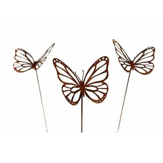 Start Schmetterling auf Stab - Gesamthöhe 140 cm 
