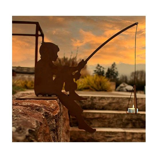 Angler Kantenhocker - auf Platte - Höhe 40 cm