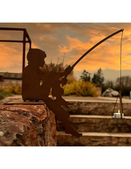 Angler Kantenhocker - auf Platte - Höhe 40 cm