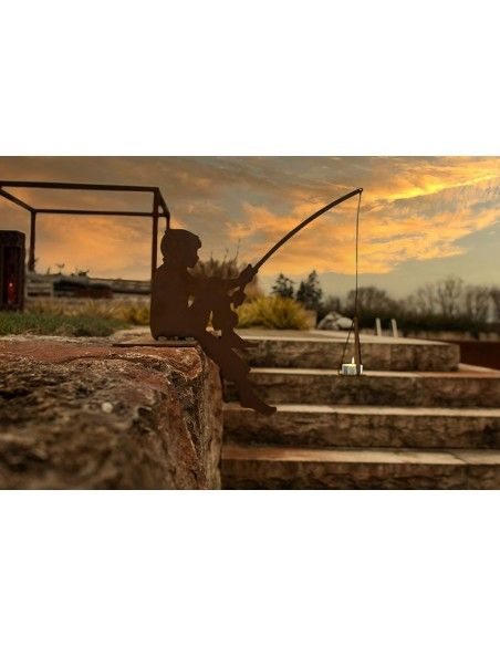 Angler Kantenhocker - auf Platte - Höhe 40 cm