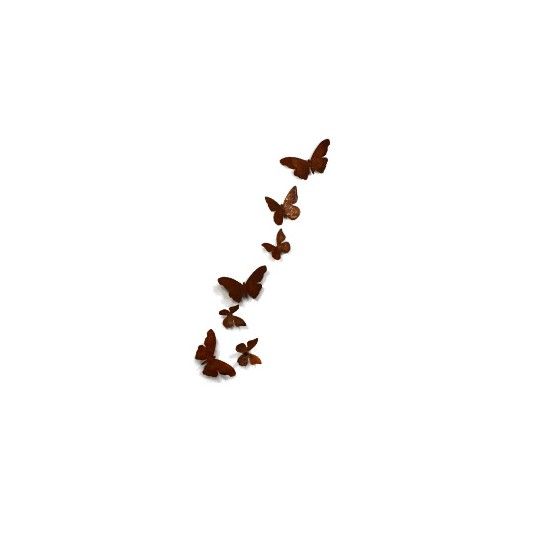 Schmetterlinge Schmetterling an Nagel - Breite 19,5 cm Schmetterling an einem kleinen Stecker.

Breite 19,5 cm
