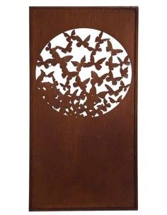 Sichtschutzwände und Paravents Sichtschutzwand - Schmetterlinge im Bauch - Höhe 200x100 cm Sichtschutzwand "Schmetterlinge im Ba