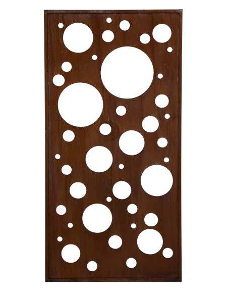 Sichtschutzwände und Paravents Sichtschutzwand mit Kreisausschnitten komplett - Höhe 200 x 100 cm Sichtschutzwand mit Kreisaussc Sichtschutzwände und Paravents Sichtschutzwand mit Kreisausschnitten komplett - Höhe 200 x 100 cm Sichtschutzwand mit Kreisaussc
