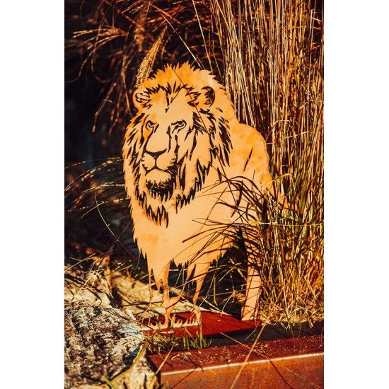 Gartendeko Löwe Afrika Design
