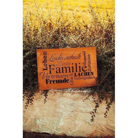 Spruchtafel Familie Breite 60 cm