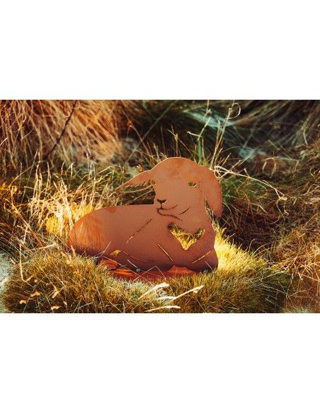 Deko Lamm Sweety - Metall - Breite 50 cm