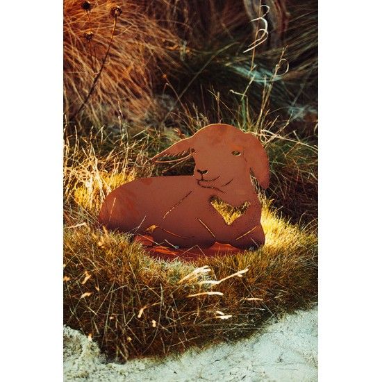 Deko Lamm Sweety - Metall - Breite 50 cm