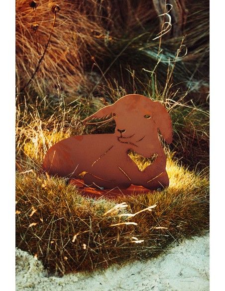 Deko Lamm Sweety - Metall - Breite 50 cm