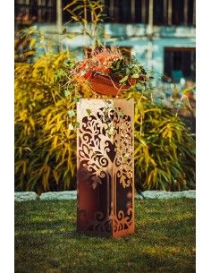 Rostsäule Lebensbaum - Höhe 100 cm 2