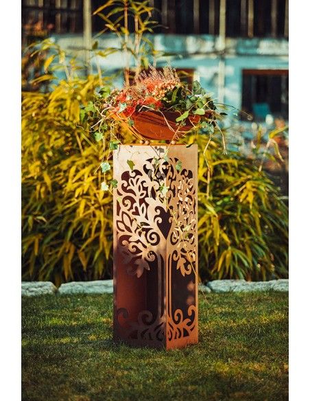Rostsäule Lebensbaum - Höhe 100 cm