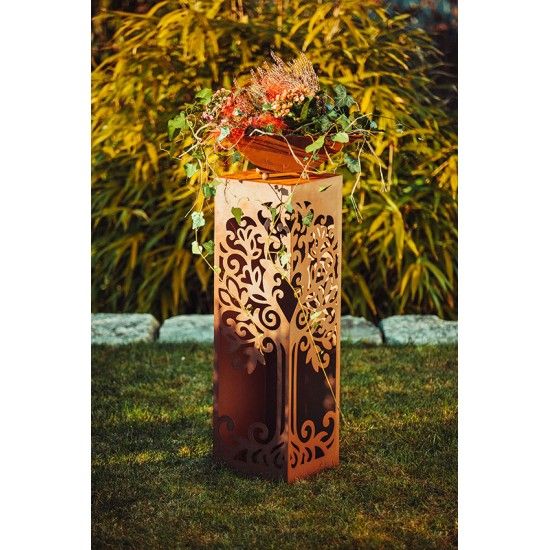 Rostsäule Lebensbaum - Höhe 100 cm