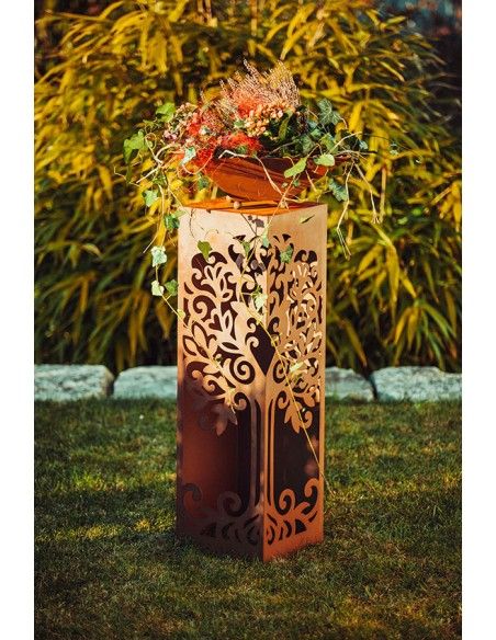 Rostsäule Lebensbaum - Höhe 100 cm