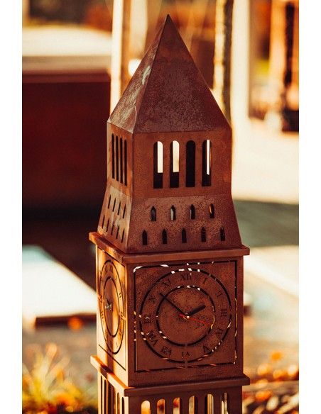 Big Ben Skulptur aus Metall - Höhe 160 cm Big Ben Skulptur aus Metall - Höhe 160 cm