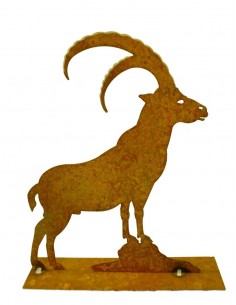Allgäu Deko Steinbock klein 30 cm hoch auf Platte H: 30 cm
B: 24 cm
auf Platte