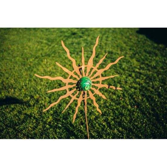 Gartenstecker Sonnenkugel inkl. Glaskugel