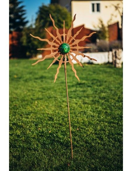 Gartenstecker Sonnenkugel inkl. Glaskugel
