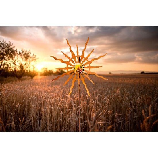 Gartenstecker Sonnenkugel inkl. Glaskugel