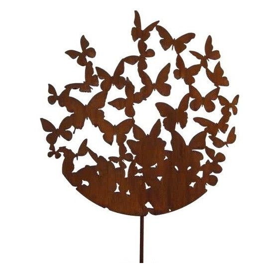 Skulpturen - Rostsäulen und Stelen Skulptur - Schmetterlinge im Bauch - Ø 87 cm Skulptur Schmetterlinge im Bauch
Kennst du noch