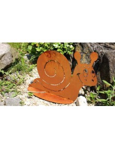 Deko Schnekce für den Garten als Rostdeko 2