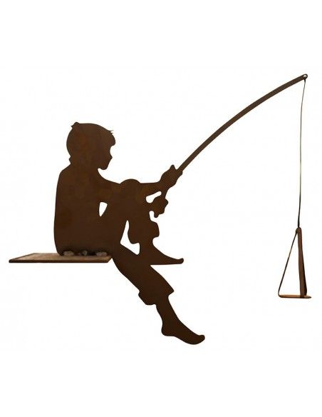 Angler Kantenhocker - auf Platte - Höhe 40 cm