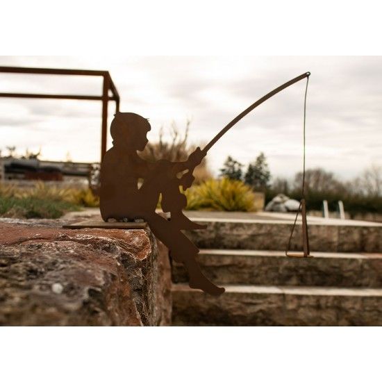 Angler Kantenhocker - auf Platte - Höhe 40 cm