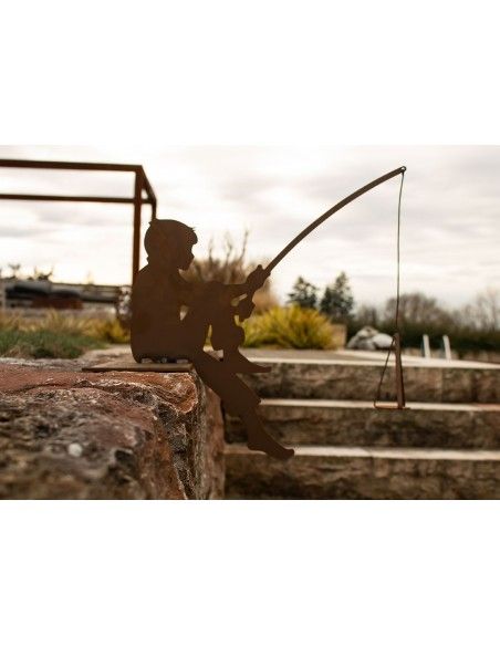 Angler Kantenhocker - auf Platte - Höhe 40 cm