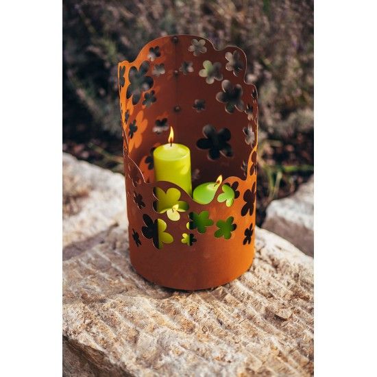 Windlicht - Blumenregen - Ø 24 cm