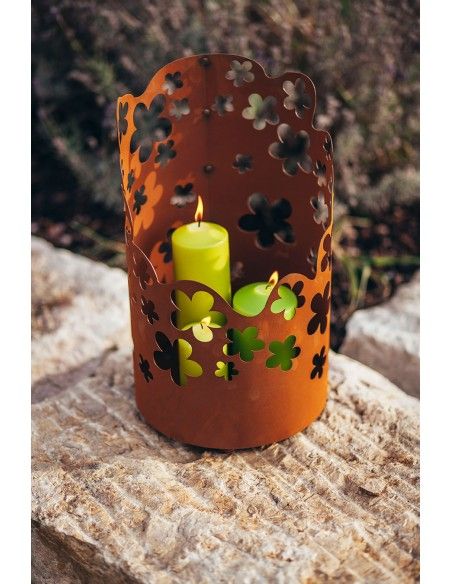 Windlicht - Blumenregen - Ø 24 cm