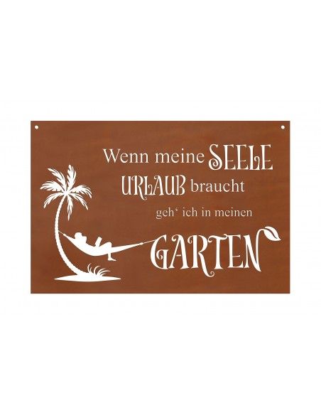 Wenn meine Seele Urlaub braucht, gehe ich in meinen Garten